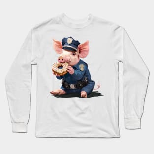 pig police Long Sleeve T-Shirt